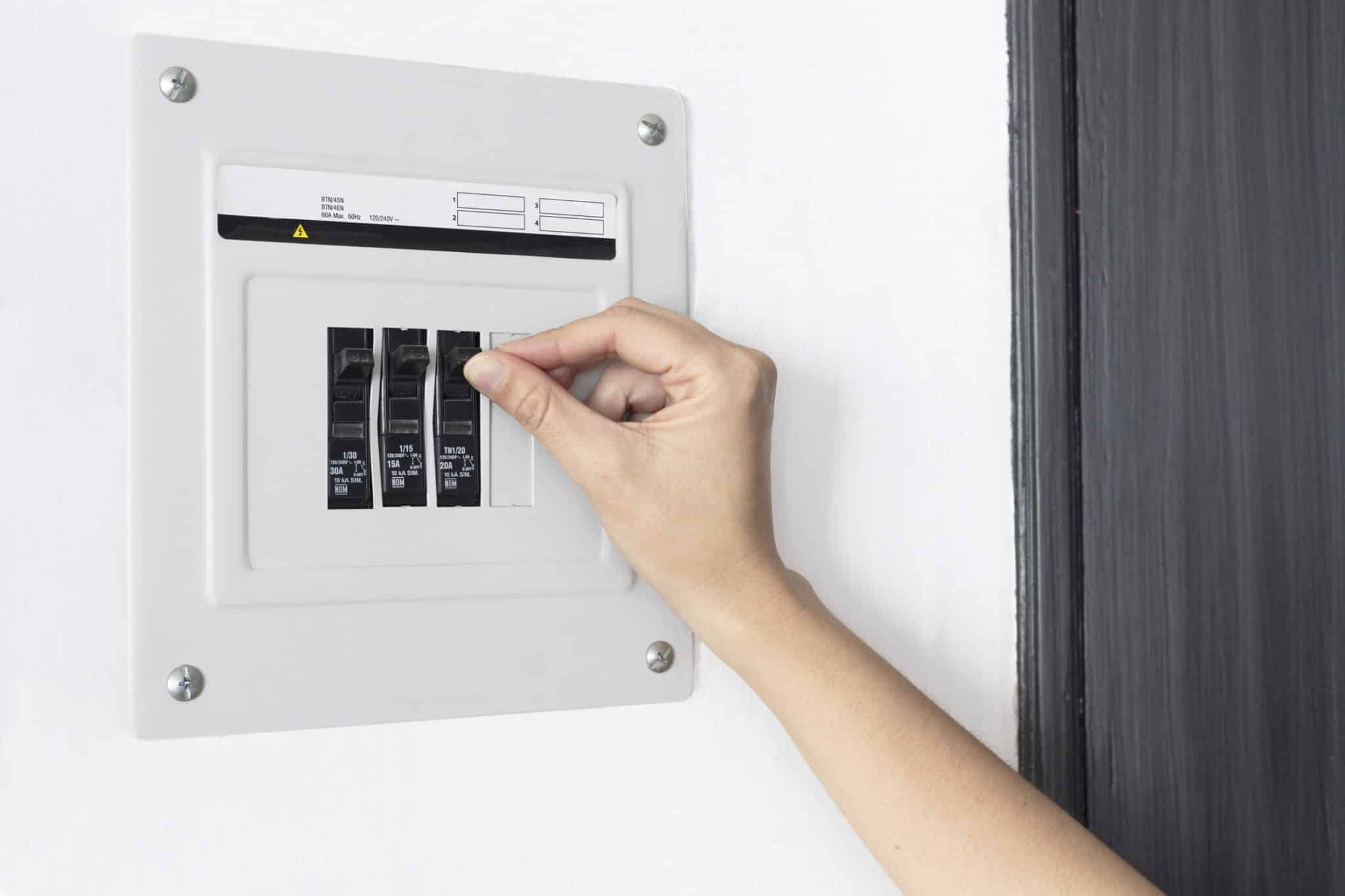 Resetting the circuit breaker.
